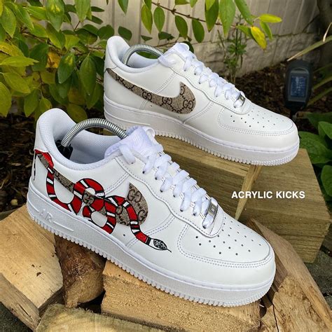 gucci af1 snake|air force 1 low Gucci color.